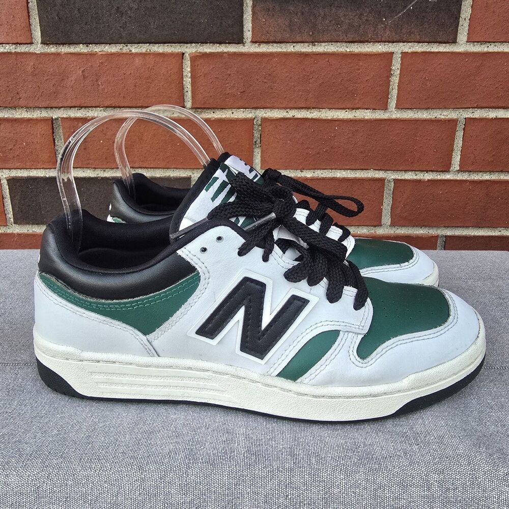 New Balance 480 Men's Big Kids Shoes White/Green BB480LTD Size 6.5